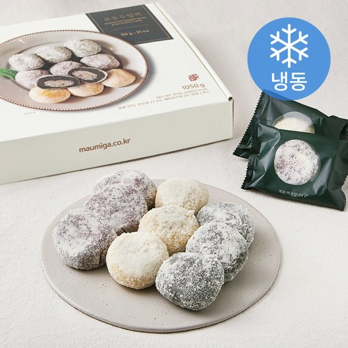 “엄마가 이건 꼭 선물해야 한다고 하셨어요, 마음이가 모듬두텁떡”